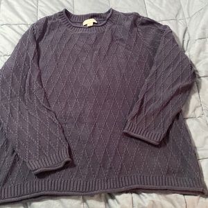 CJ Banks navy sweater